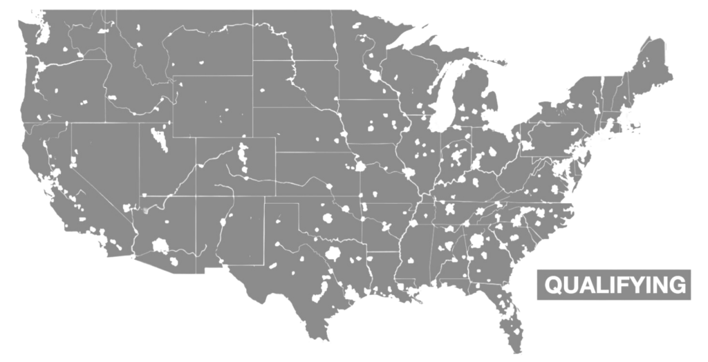 USDA Rural Eligibility Map Updated October 2023